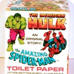 Marvelmania hulk spiderman toilet paper