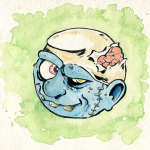 smurf zombie madballs