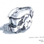 halo master chief helmet - concept art halo master chief helmet - concept art