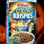 halloween rice krispies cereal box