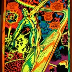 marvel third eye poster blacklight silver surfer