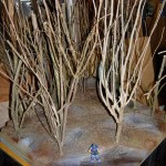 diorama building tips - planting trees