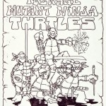 Teenage Mutant Ninja Turtles - tmnt - Kevin Eastman first-ever art illustration Teenage Mutant Ninja Turtles - tmnt - Kevin Eastman first-ever art illustration