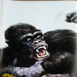 large vintage king kong italian movie poster