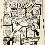 Spider-man #121 original cover art by John Romita, Sr.